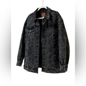 Dark Wash Oversized Denim Jacket